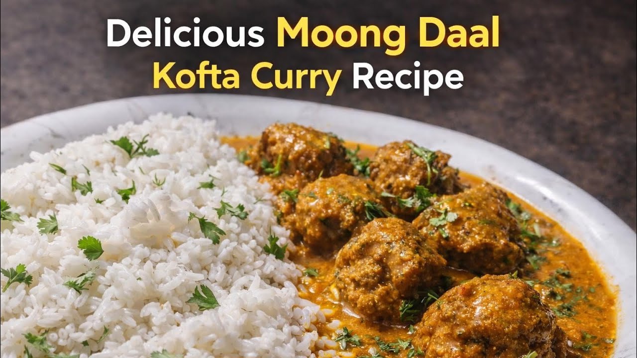 Dhaba Style Moong Daal Kofta Curry | Soft & Juicy Kofta Curry Recipe | Easy Homemade Indian Gravy