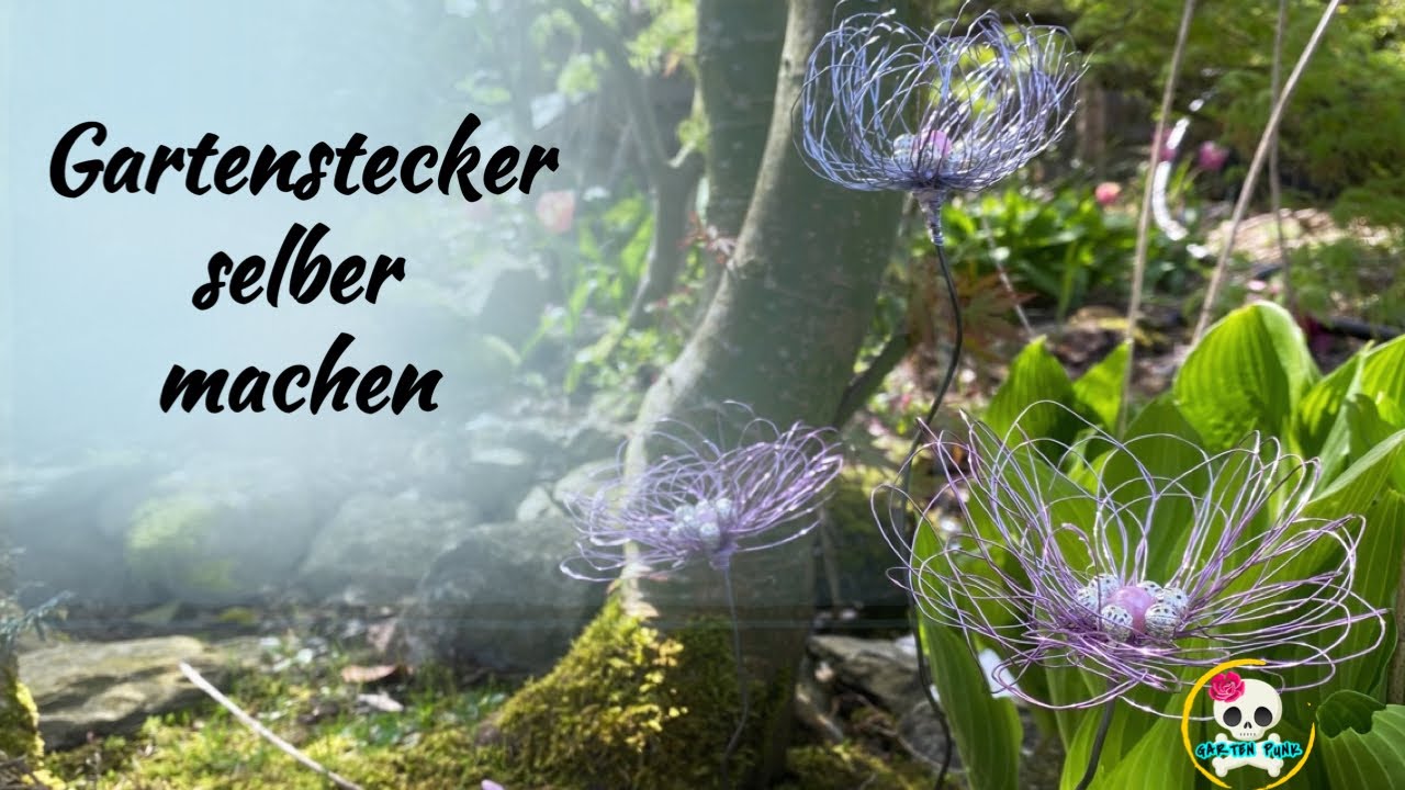 DIY - RUCKZUCK Pflanzenstecker - Blumenstecker selber basteln  - Sommerdeko 2024
