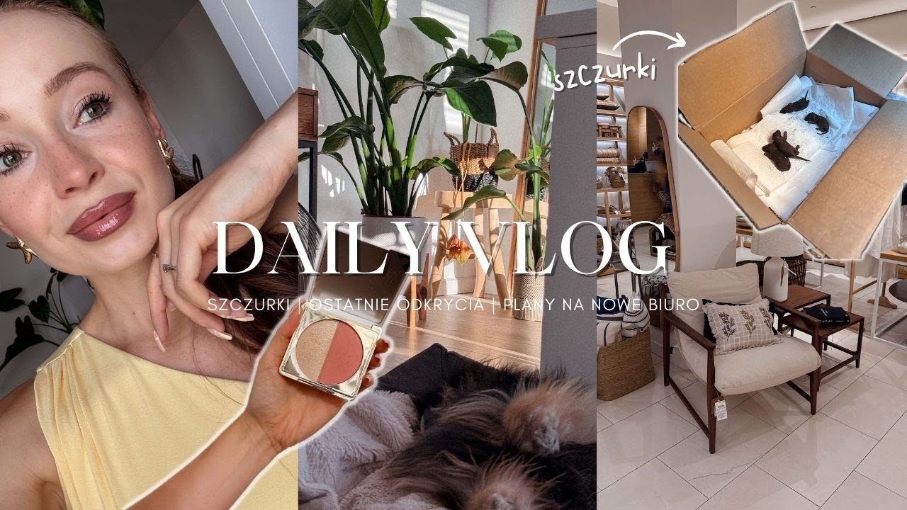 RATOWALIŚMY SZCZURKI🐀 PLANY NA ZMIANY W BIURZE🏠 | VLOG