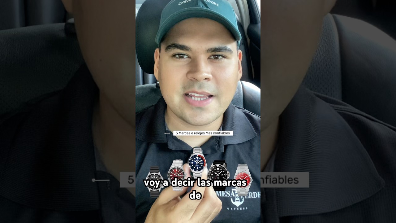 5 marcas de relojes mas confiables! De econ&oacute;micas a Gama media! Cris Beltran #reloj #rolex #watch