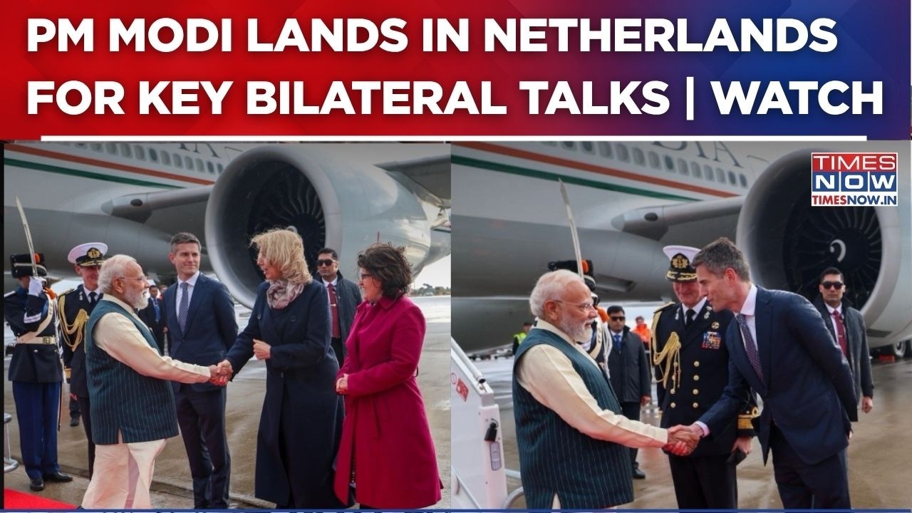 PM Modi Arrives In Netherlands For Key Bilateral Talks With Dutch PM; India-EU Trade Pact In Focus