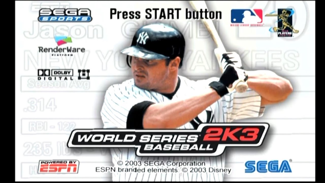 World Series Baseball 2K3 -- Gameplay (PS2)
