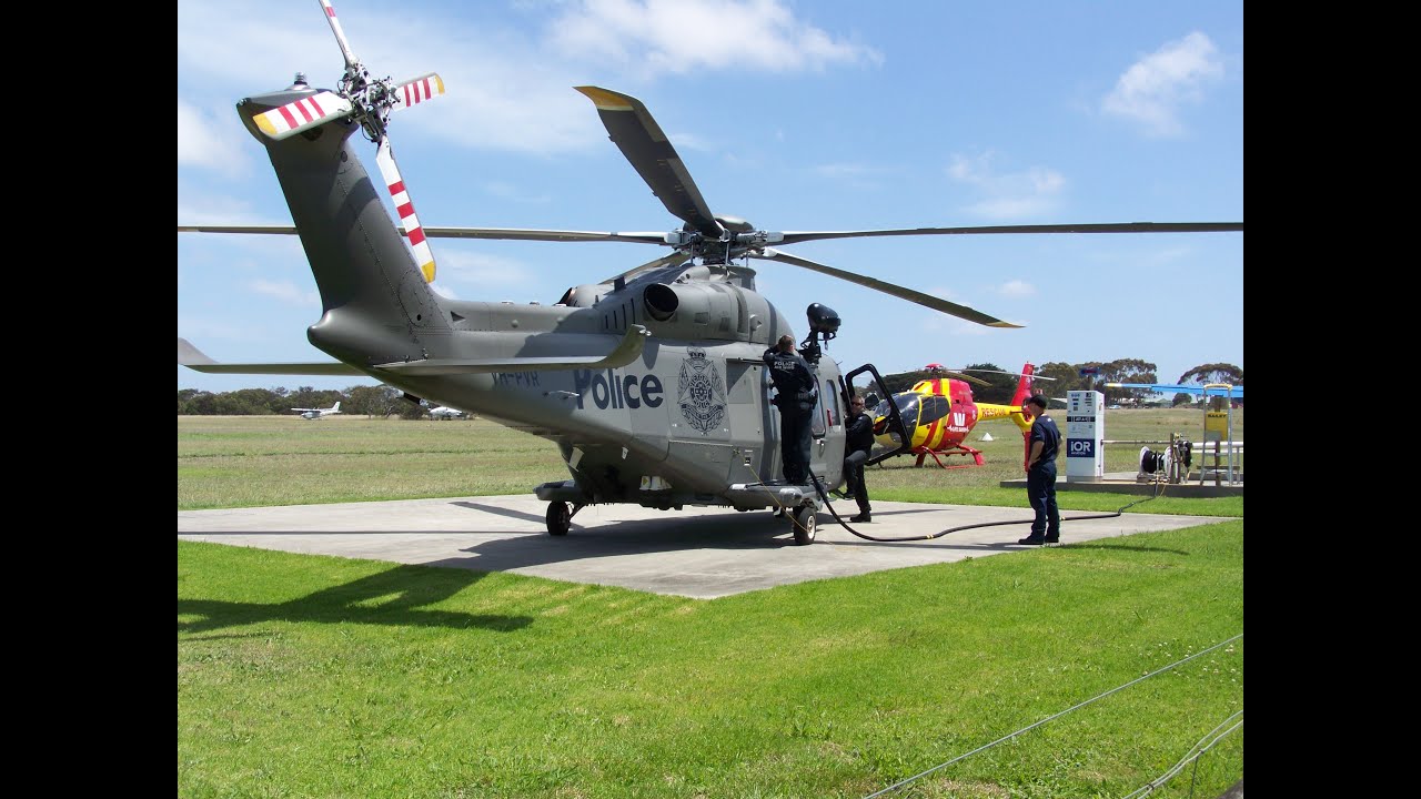EC120 and Police Agusta 139 Startup and Takeoff