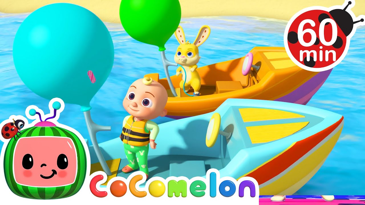 Baloons on Boats | Fun with JJ! | CoComelon Nursery Rhymes & Kids Songs