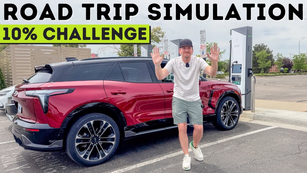 Blazer EV SS 10% Road Trip Simulation Completely Derailed By Climate Control!