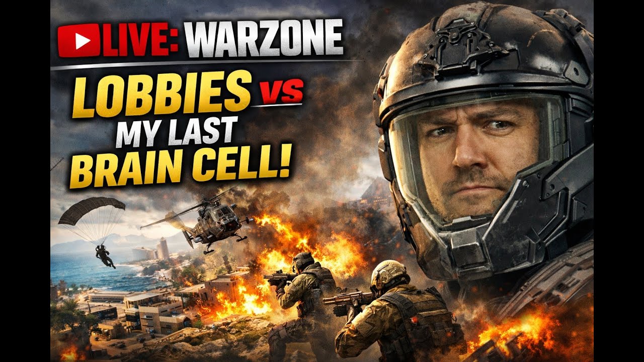 🔴 LIVE: Warzone Lobbies vs My Last Brain Cell