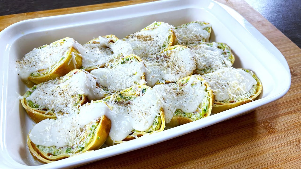 Idea primo piatto 🎅 Girelle di crespelle per le feste natalizie