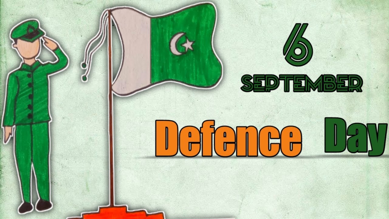 how to draw 6 September Pakistan Defence Day | new  Drawing l Defence Day Drawing 2022 | htd|