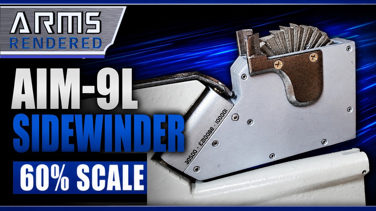 AIM-9L Sidewinder Replica Missile  (DIY Model) #SidewinderMissile #aim9 #aim9sidewinder
