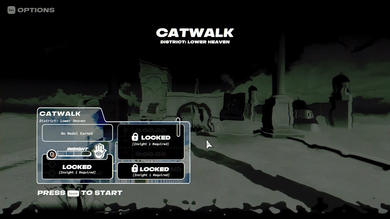 Neon White - Mission 2: Killer Inside - Level 7: Catwalk