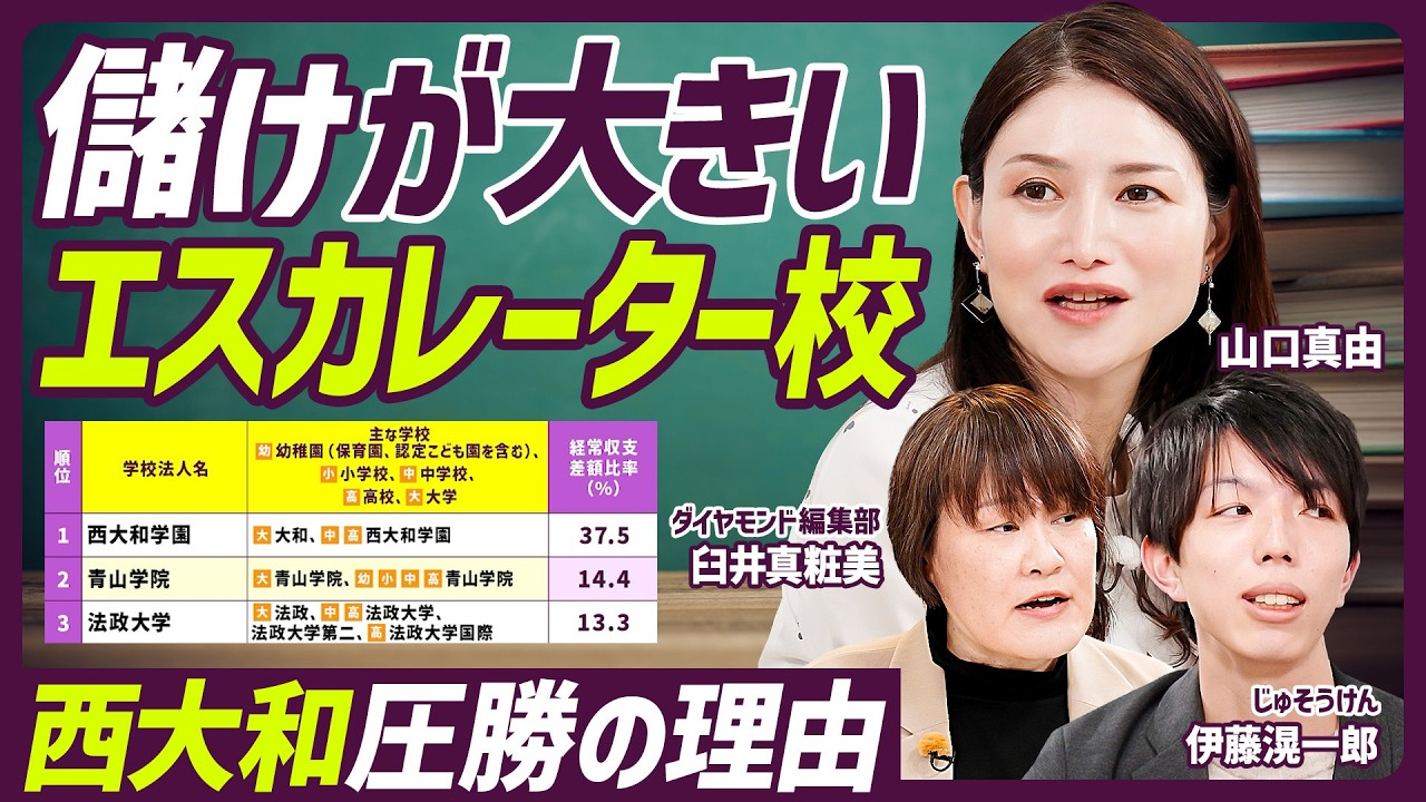 【青学・法政より西大和が稼ぐカラクリ】経営視点で学校を格付け／稼げるエスカレーター校ランキング／問われる利益の投資先／クセが強い学校が選ばれる【EDUCATION SKILL SET】
