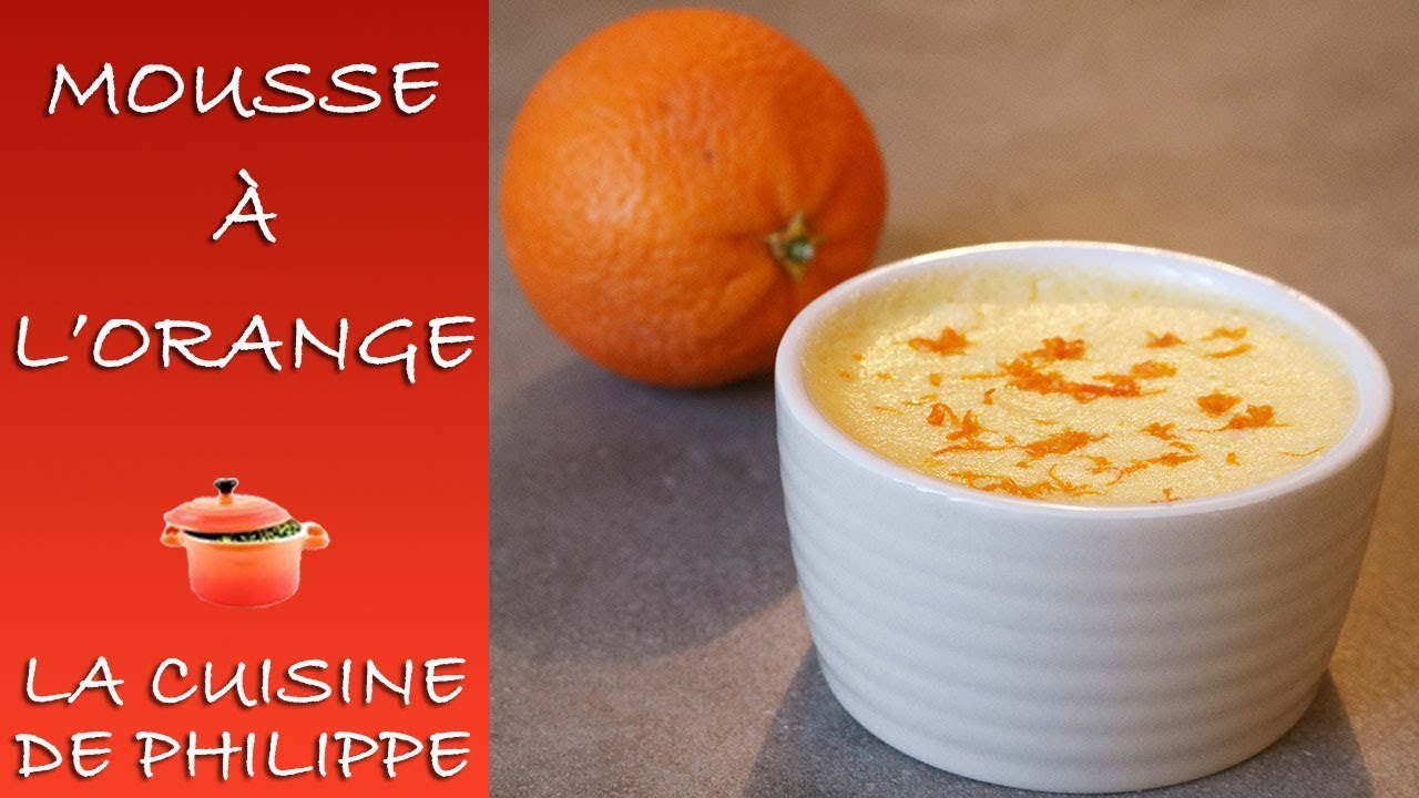 Mousse à l'orange