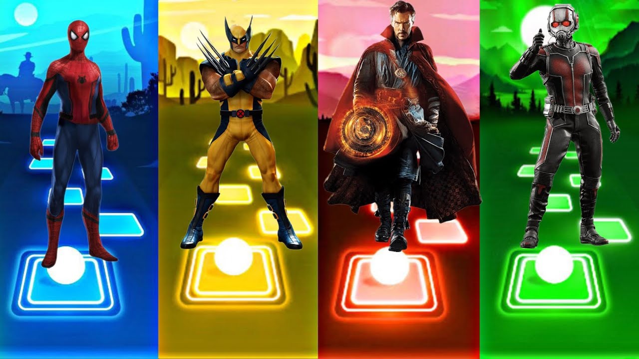 Telis Hop EDM rush - Spider Man vs Wolverine vs Doctor Strange vs Antman