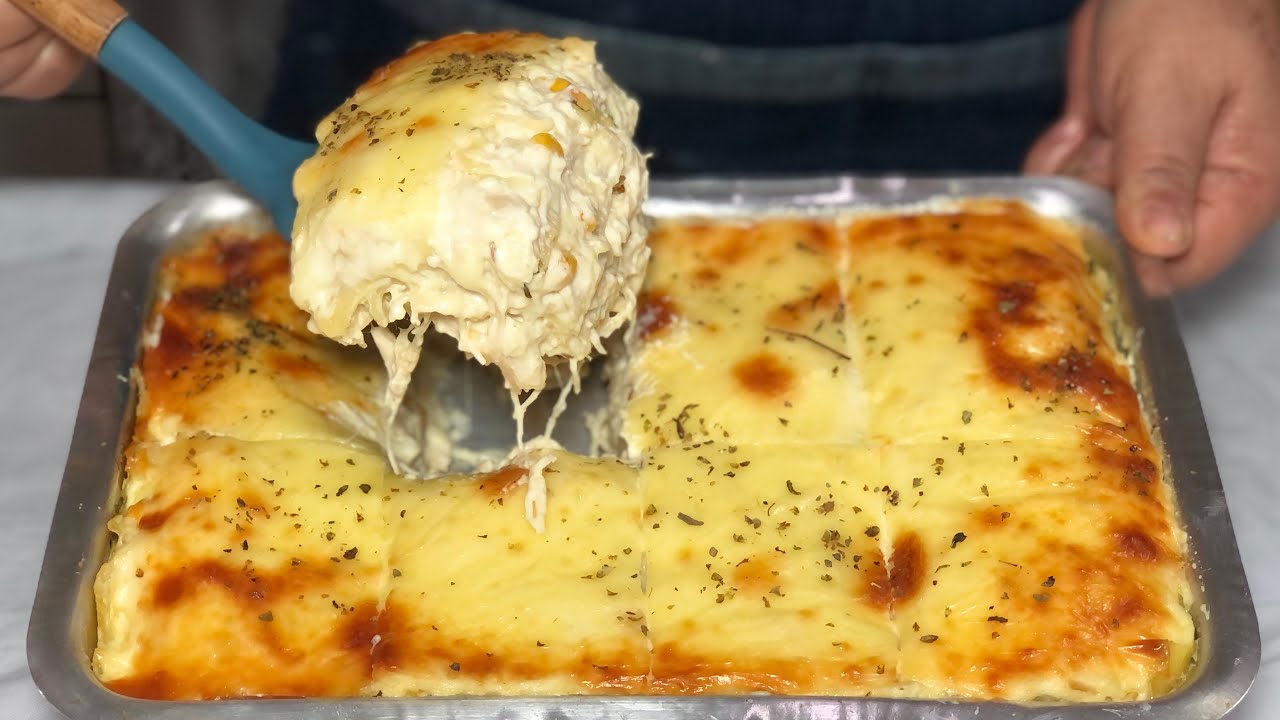 LASANHA DE FRANGO SIMPLES, FÁCIL E GOSTOSO IGUAL DE RESTAURANTE