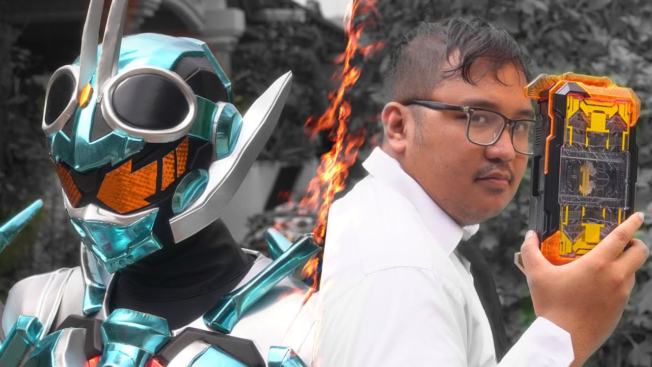 Senpai Transform into kamen rider gotchard and defeat bugster !!! Cosplay Vfx!!