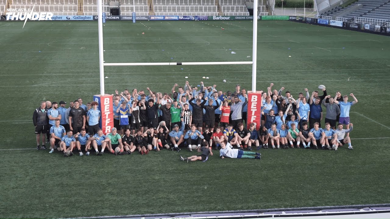 Newcastle Thunder host whole club training event