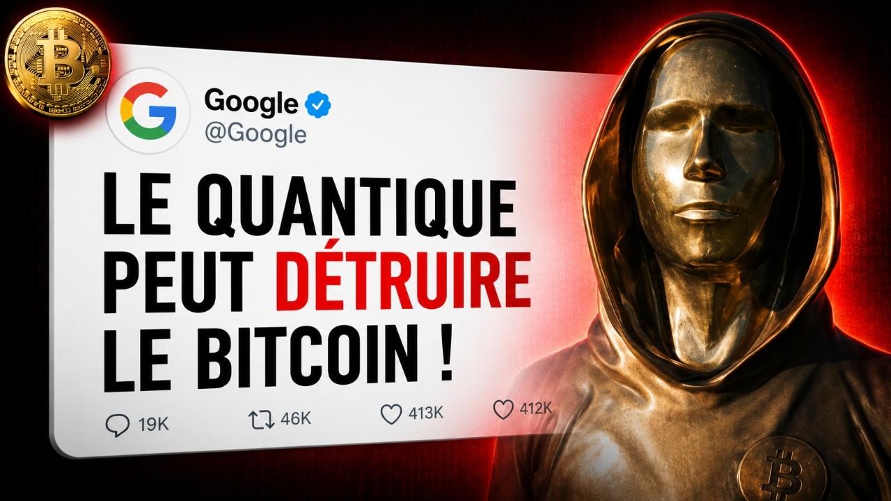 500 milliards de dollars de Bitcoin pourraient s'&eacute;vaporer ! (Risque Quantique)