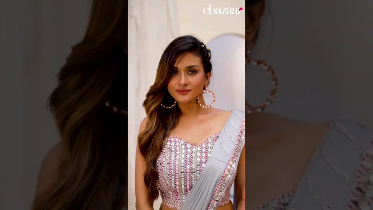 Bridesmaids Show off your Desi Swag 😎 in these Trendy and Blingy Lycra Sarees #shortsfeed #cbazaar