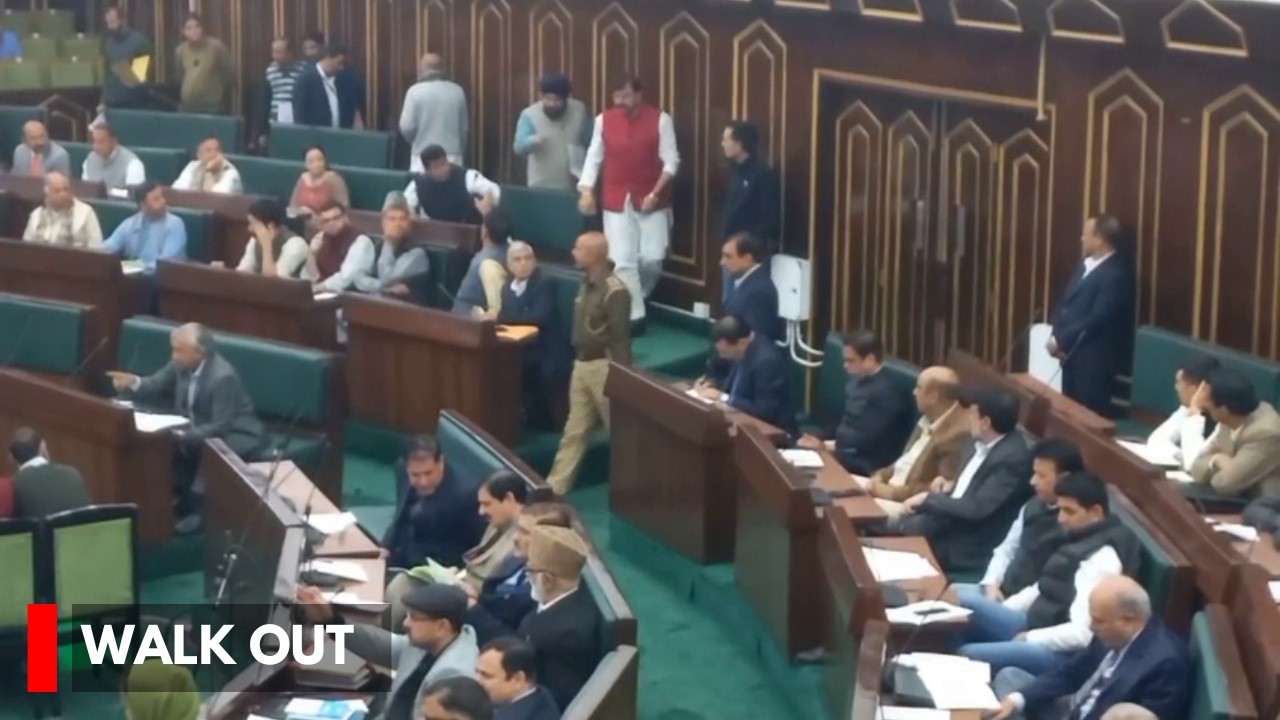 BJP MLAs Stage Walk Out Over Non-Issuance Of ST-II Certificates in Jammu District