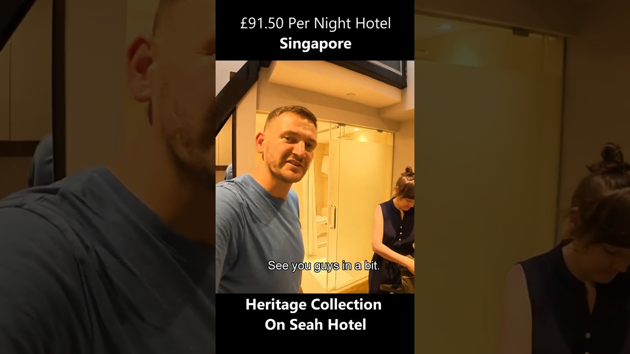 🇸🇬 &pound;91.50 Singapore Hotel Heritage Collection on Seah #travelvlog #singapore #hotel #roomtour