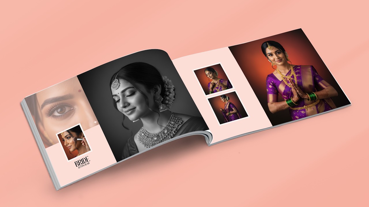 How to Make Professional Wedding Album Design in Photoshop