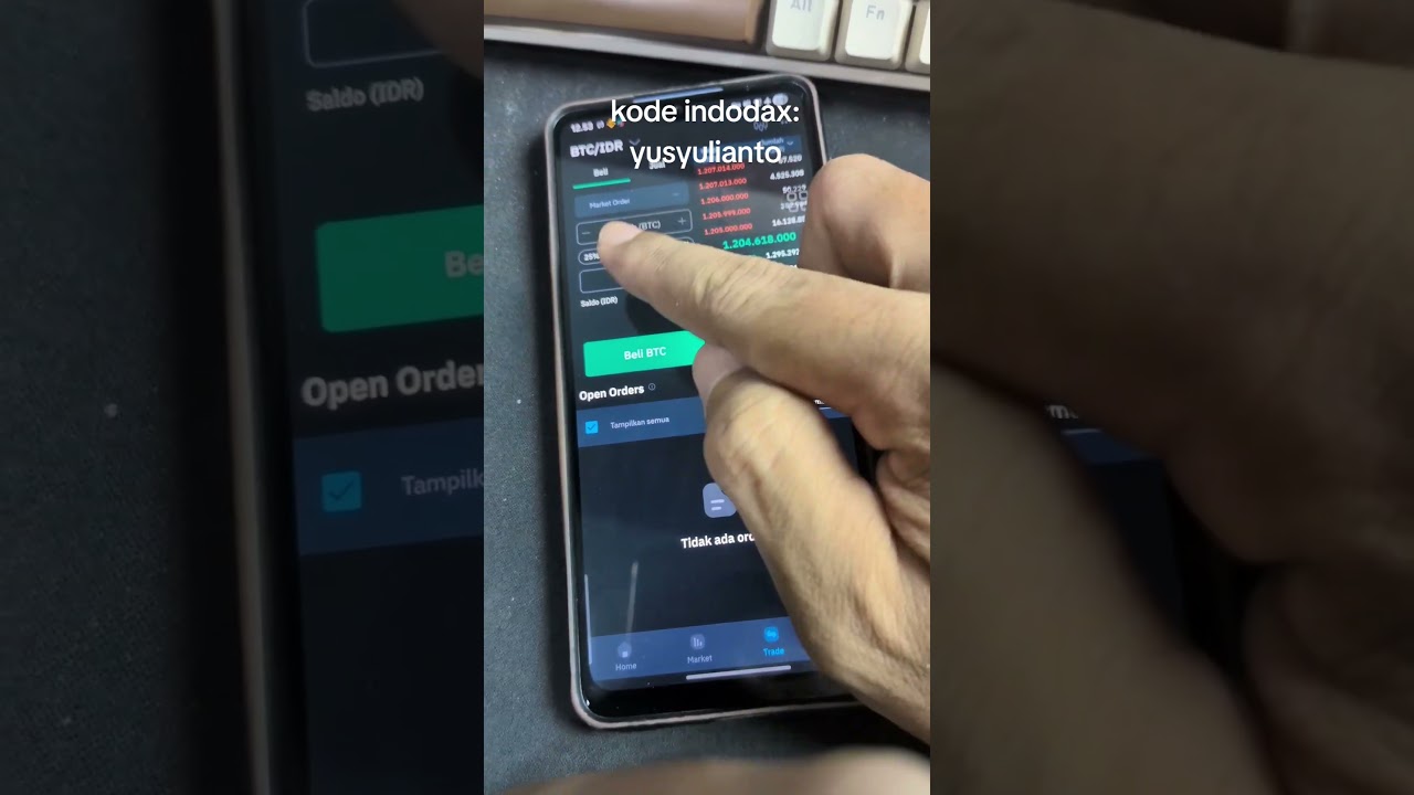 Bedanya limit order dan market order saat beli dan jual crypto #bitcoin #indodax