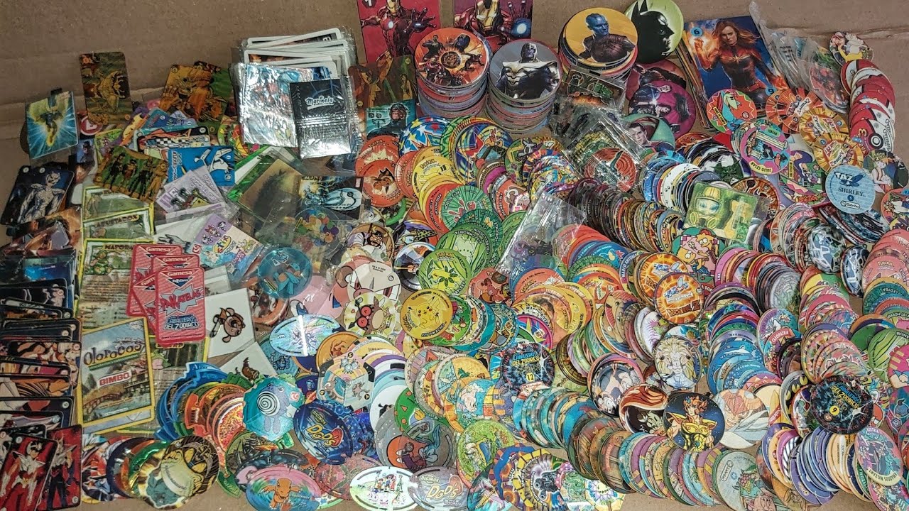 Abriendo Una Caja de Tazos Antiguos Que Compré