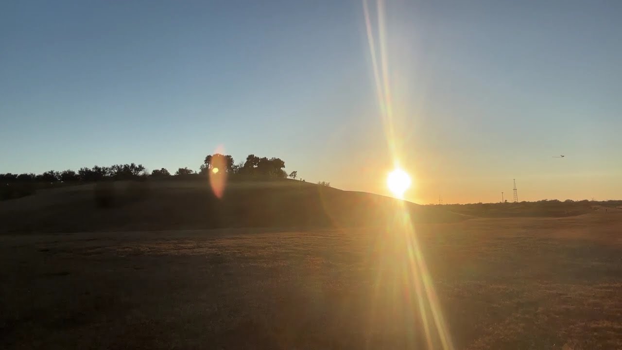Live Sunset Backdrop At The Celery Fields In Sarasota, Fl