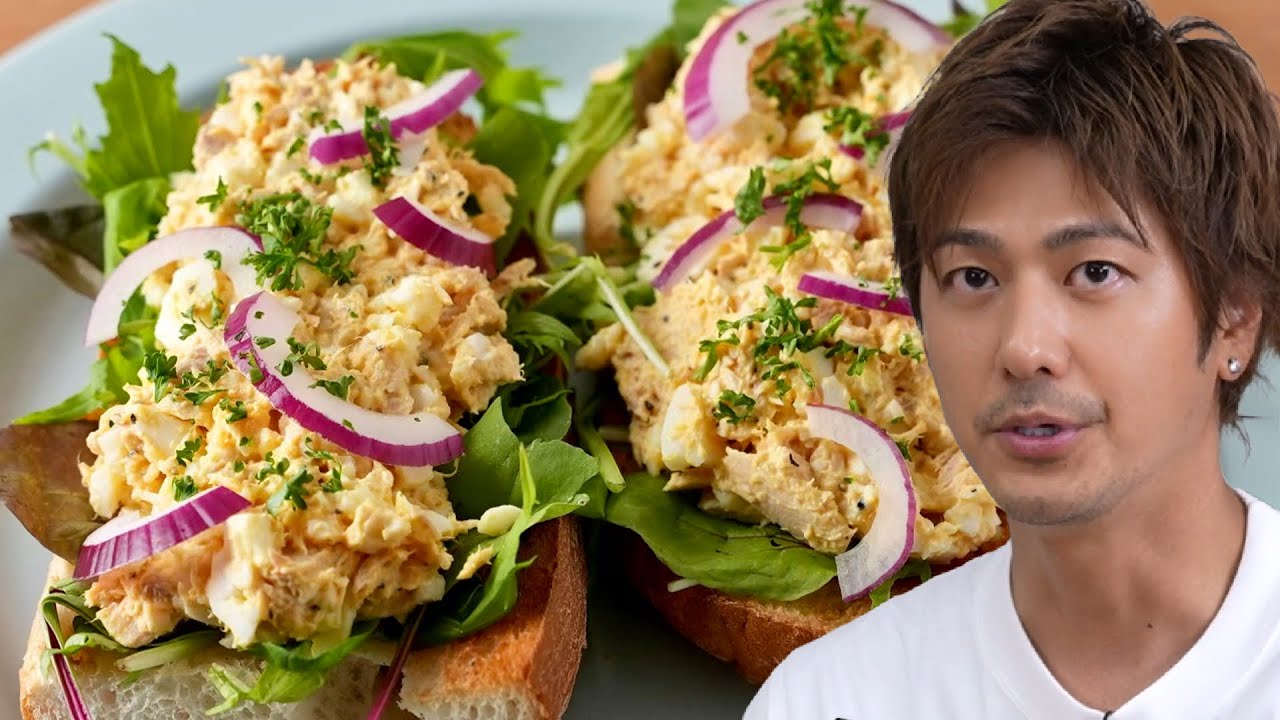 【最強の組み合わせ】ツナと卵のトーストで幸せな朝食を❗️簡単おしゃれレシピ❗️#ツナ#卵#トースト#朝食#料理#cooking