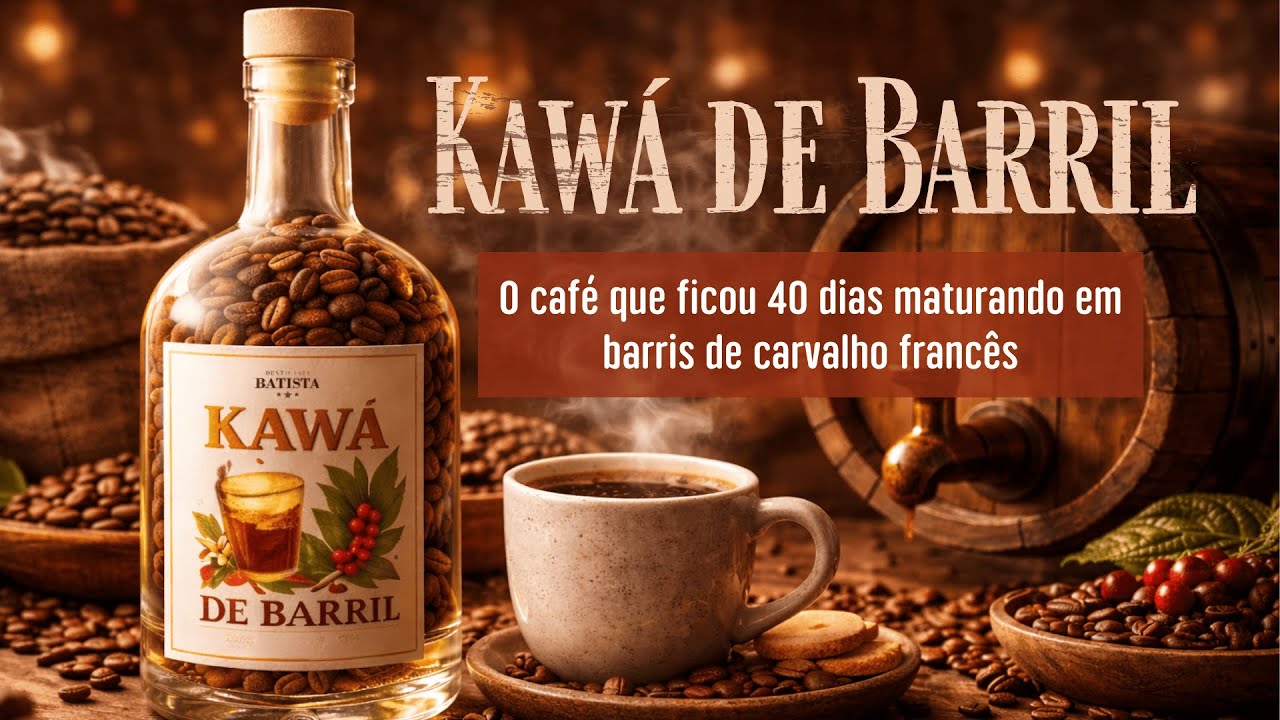 CAFÉ MATURADO EM BARRIL DE CARVALHO FRANCÊS: Segundo Lote Após 40 dias