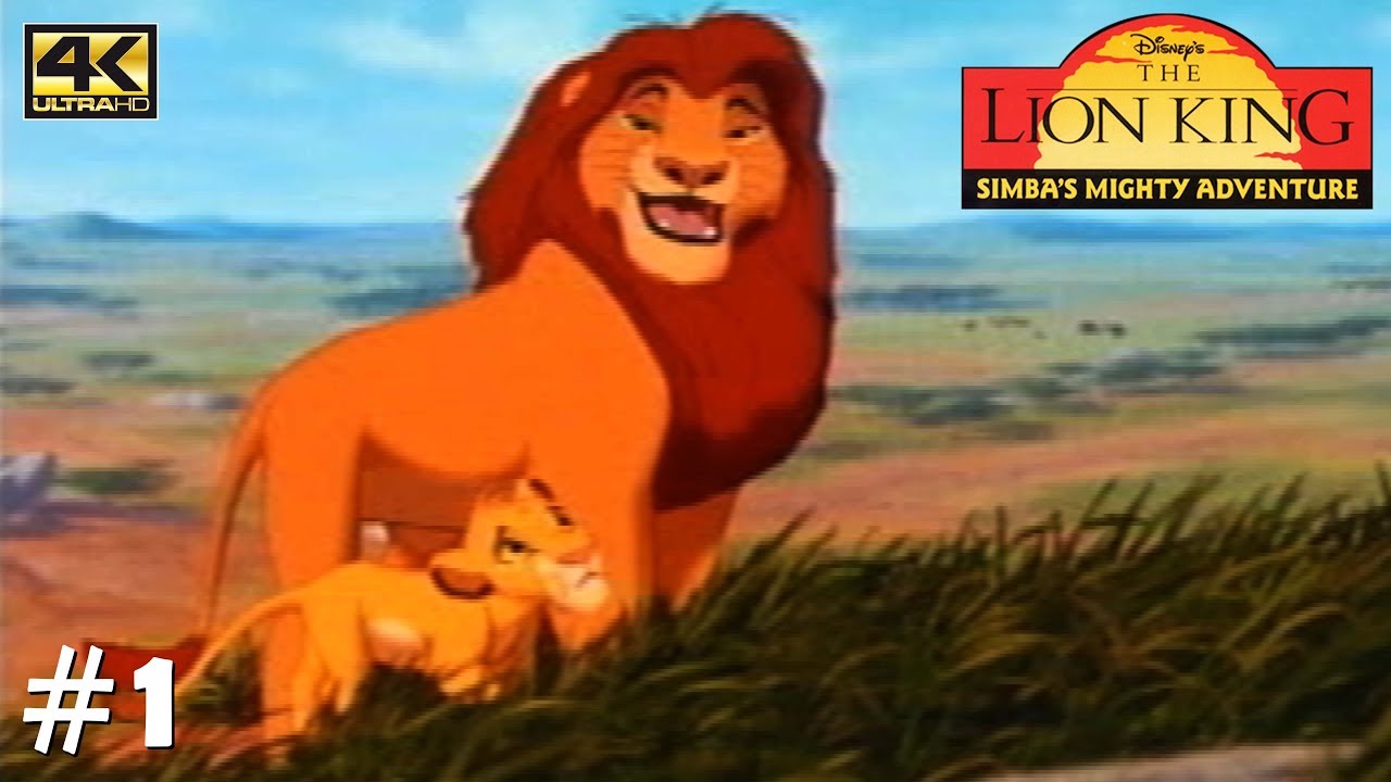 The Lion King: Simba's Mighty Adventure - Playthrough PSX / PS1 / PGXP / Widescreen 4k 2160p PART 1