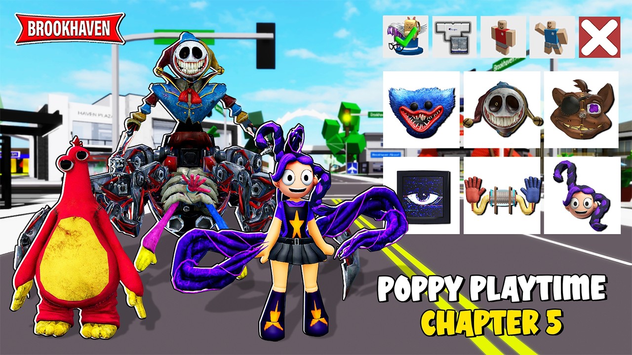 Cara Membuat POPPY PLAYTIME CHAPTER 5 Di Brookhaven - Roblox