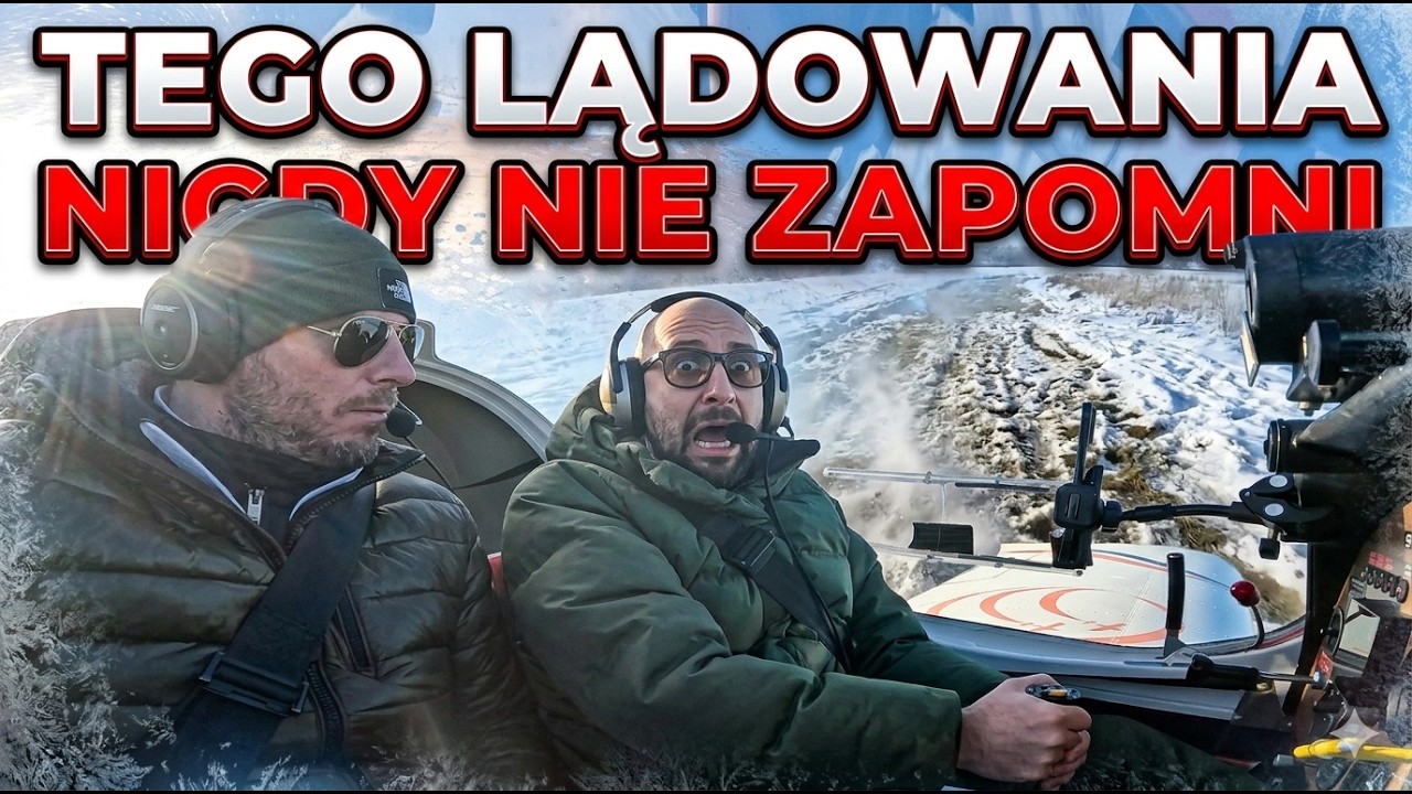 Mały samolot, pierwszy lot ziomka i lądowanie, którego nie zapomni...