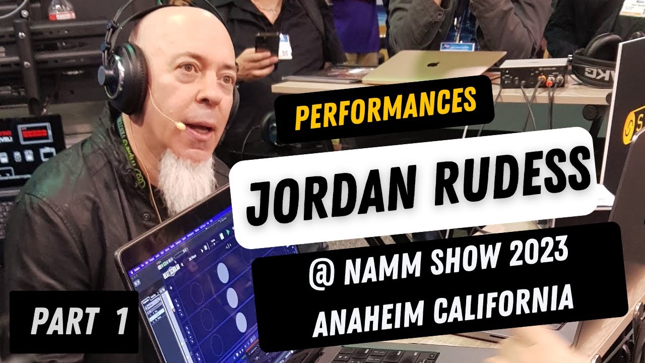 JORDAN RUDESS @ NAMM SHOW 2023 ANAHEIM CALIFORNIA | TRIPLE G Booth