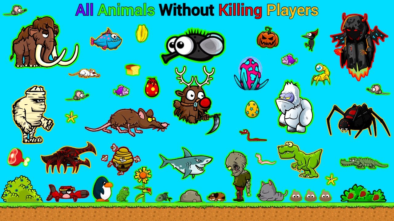 All Animals Evolution Without Killing Players (EvoWorld.io)