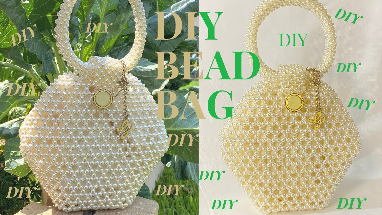 HOW TO MAKE A HEXAGON BEADED BAG/(DIY TUTORIAL)HOW TO MAKE A SIX-SIDED SHAPED BEADED BAG/6 SIDED BAG