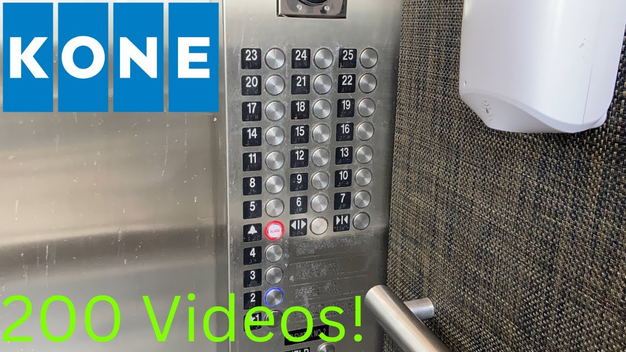 (200th Video) INSANE KONE Traction Elevators | Renaissance Hotel | Nashville, TN