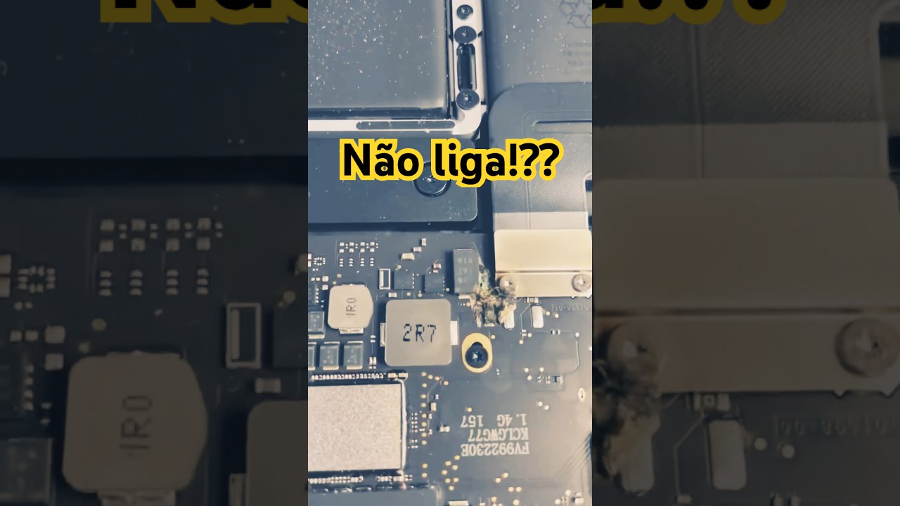 Conserto de MacBook Pro A2159 #manuten&ccedil;&atilde;o #eletronica #macbook #reparo #oxida&ccedil;&atilde;o