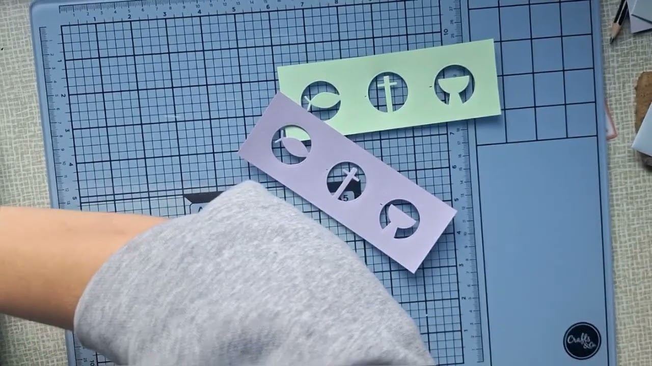 2 Konfirmationskarten, Materialien von #Action #actionblock #actionpapier #Konfirmation #Karte