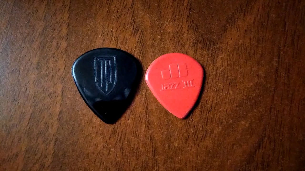 John Petrucci's Jazz 3 Picks V/S Jazz 3 - Side by side Pick Comparison (w/ Sound Test)
