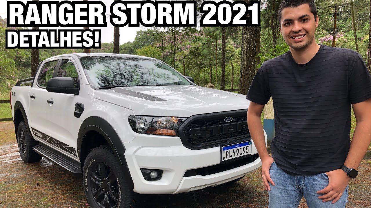 FORD RANGER STORM DIESEL 2020 EM DETALHES - Falando de Carro