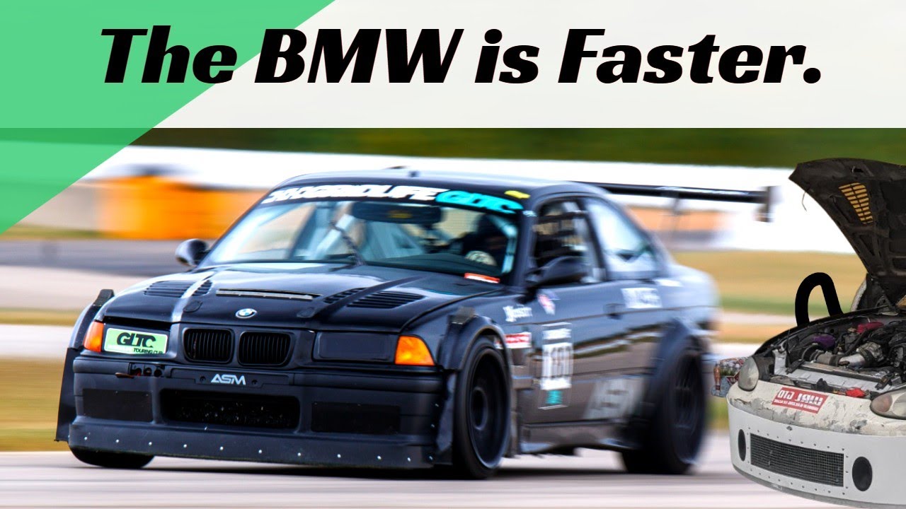 E36 BMW vs LFX Miata, let’s hit the track!