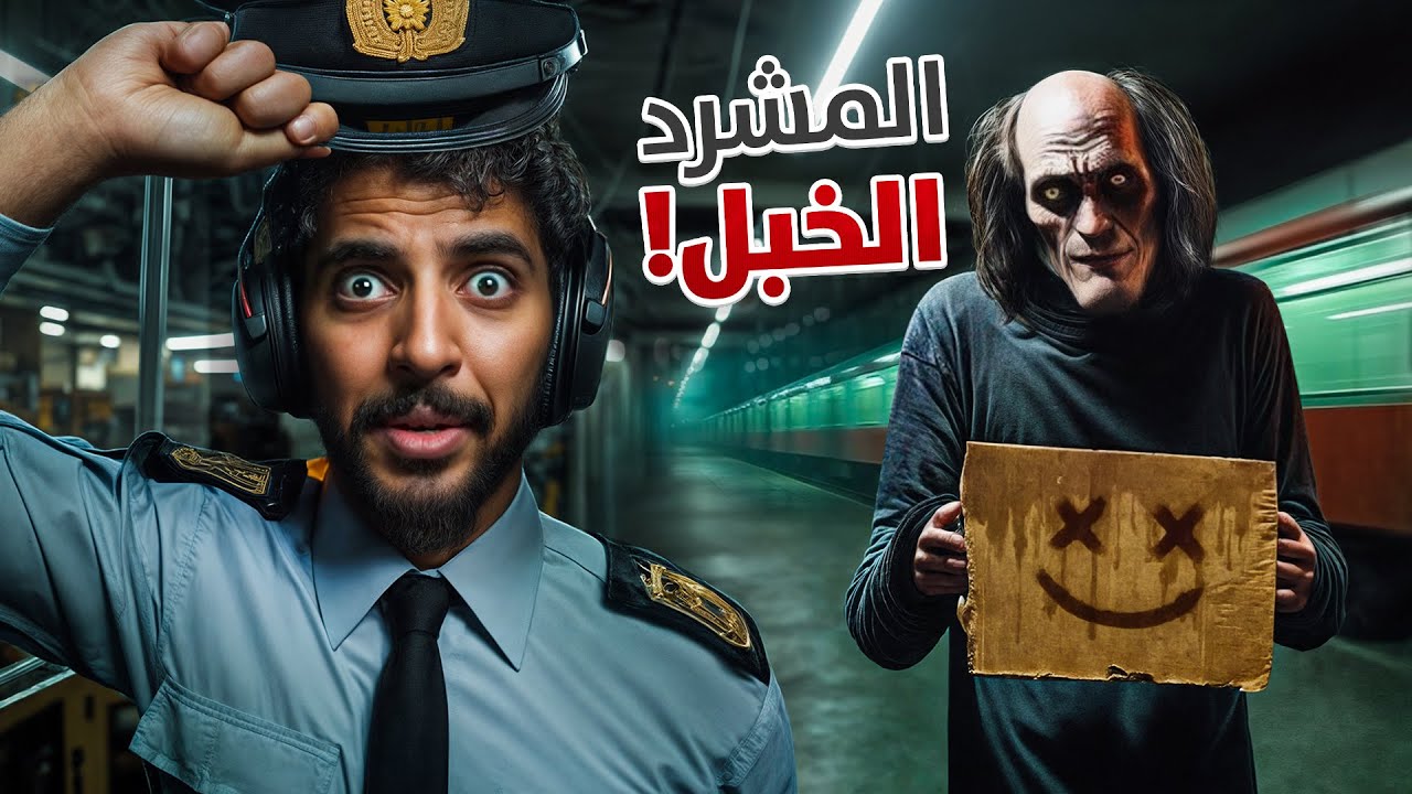 حارس أمن في محطة قطار تخرش 😨!