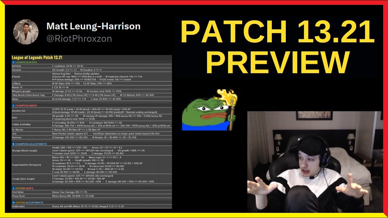 Nemesis RANTS about the EXACT Changes for NEXT PATCH 13.21 😡🤬👀
