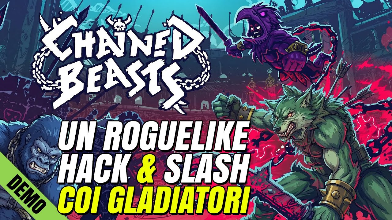 🐯 COSPLAYER INCATENATI NEL ROGUELIKE PIU' ADDICTIVE DEL MOMENTO !!! Chained Beasts demo gameplay ITA