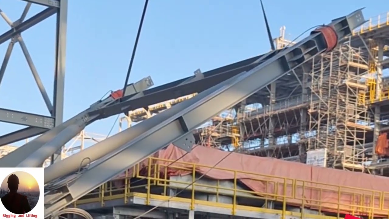 Lifting opration/Practical lifting/structure lifting/crane lifting /hitch arrangement/rigging signal