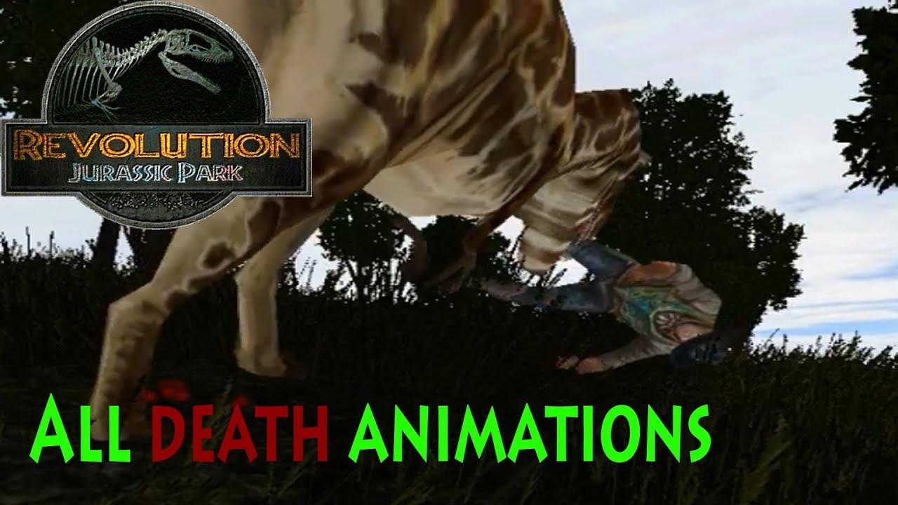 Jurassic Park: Revolution | All Hunter death animations