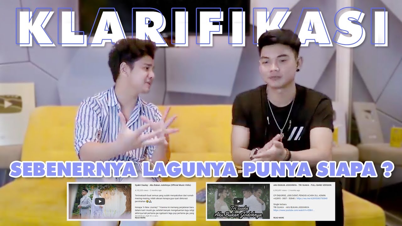 KLARIFIKASI!!! Aku bukan jodohnya lagu siapa?