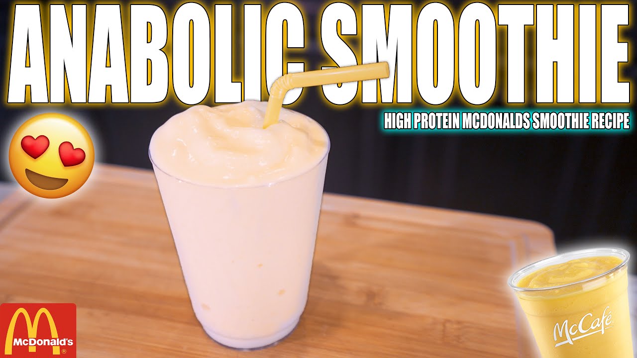 ANABOLIC MCDONALDS MANGO PINEAPPLE SMOOTHIE | High Protein Fruit Smoothie Recipe