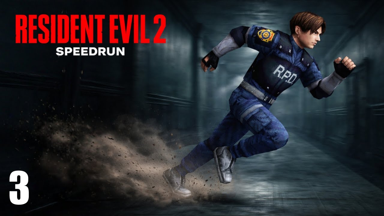 RESIDENT EVIL 2 SPEEDRUN LEON A - #3